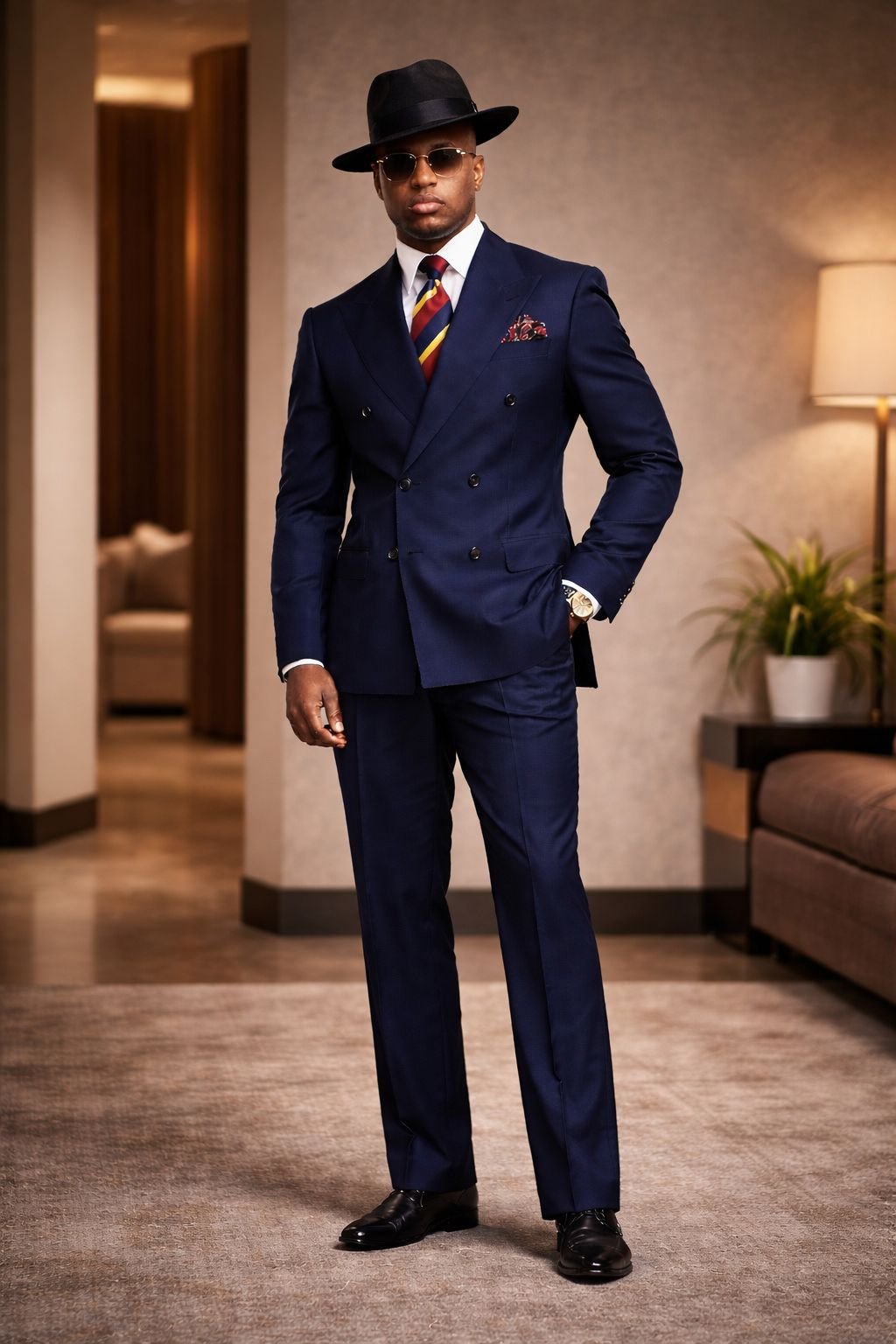 Navy Tailored Suit